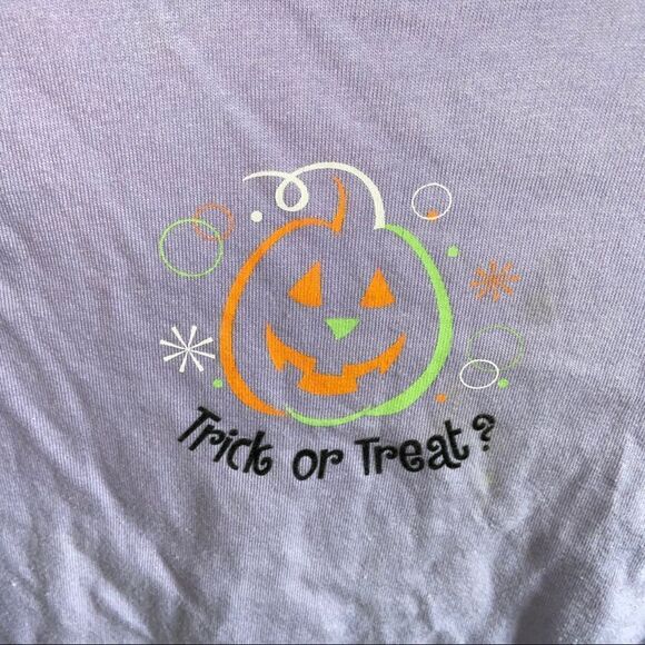 Halloween theme color blocked long sleeve - Picture 5 of 7
